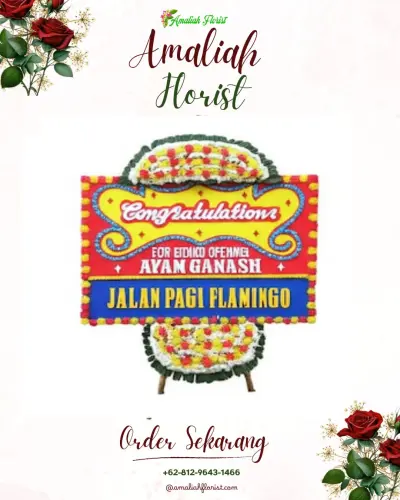 Bunga Papan Congratulation di Kalisumur